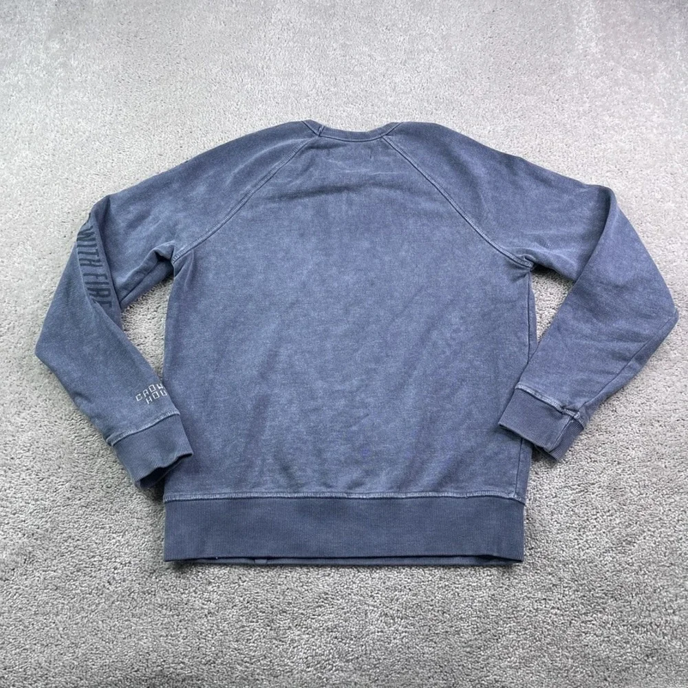 Outerknown Sweatshirt Mens Small Blue Sur‎ Hemp Organic Cotton French Terry